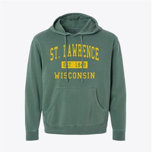 St. Lawrence Wisconsin Classic Established Pigment-Dyed Hoodie