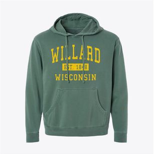 Willard Wisconsin Classic Established Pigment-Dyed Hoodie