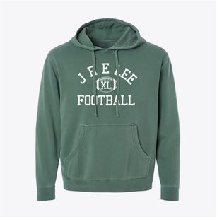 J R E Lee Opportunity School Classic Football Pigment-Dyed Hoodie