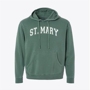 Saint Mary School Varsity Arch Pigment-Dyed Hoodie