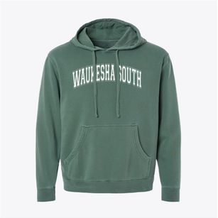 Waukesha South High School Varsity Arch Pigment-Dyed Hoodie