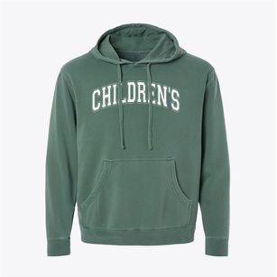 Children's School Varsity Arch Pigment-Dyed Hoodie