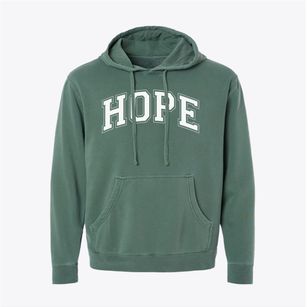 Hope Christian Varsity Arch Pigment-Dyed Hoodie