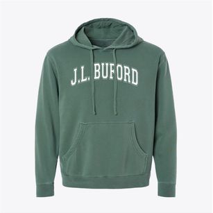 J.l. Buford Intermediate Center School Varsity Arch Pigment-Dyed Hoodie