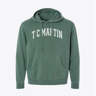 T C Martin Elementary School Varsity Arch Pigment-Dyed Hoodie