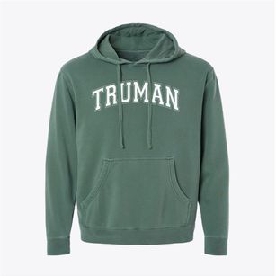 Truman High School Varsity Arch Pigment-Dyed Hoodie