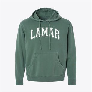 Lamar High School Varsity Arch Pigment-Dyed Hoodie
