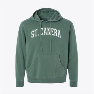 St. Canera Parish Varsity Arch Pigment-Dyed Hoodie
