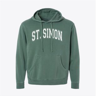 Saint Simon The Apostle School Varsity Arch Pigment-Dyed Hoodie