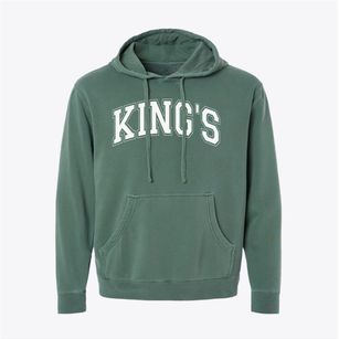 King's Memorial Christian Academy Varsity Arch Pigment-Dyed Hoodie