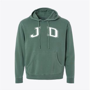 J D Mccarty Center Varsity Arch Pigment-Dyed Hoodie