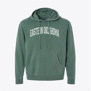 Eastern Oklahoma Vocational & Technical Varsity Arch Pigment-Dyed Hoodie