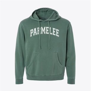 Parmelee Elementary School Varsity Arch Pigment-Dyed Hoodie