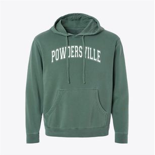 Powdersville High School Varsity Arch Pigment-Dyed Hoodie