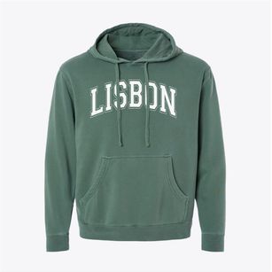 Lisbon Elementary School Varsity Arch Pigment-Dyed Hoodie