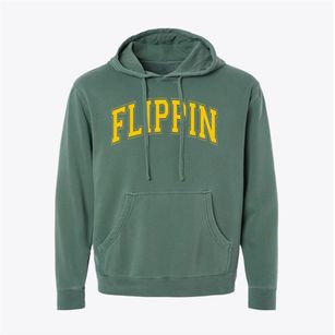 Flippin High School Varsity Arch Pigment-Dyed Hoodie