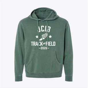Jefferson County International Baccalaureate School Track and Field Pigment-Dyed Hoodie