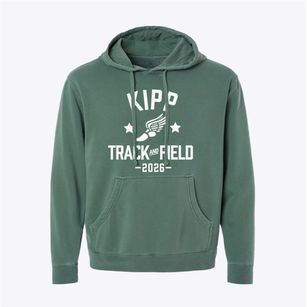 Kipp Austin Collegiate Track and Field Pigment-Dyed Hoodie