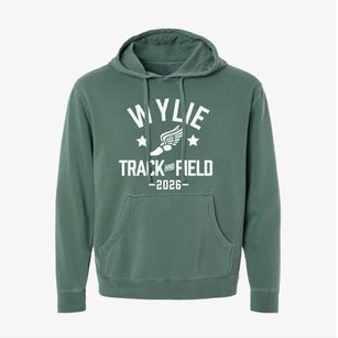 Wylie High School Track and Field Pigment-Dyed Hoodie