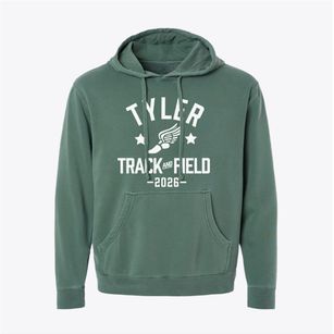 Tyler Seventh Day Adventist School Track and Field Pigment-Dyed Hoodie