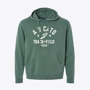 A V Cato Elementary School Track and Field Pigment-Dyed Hoodie