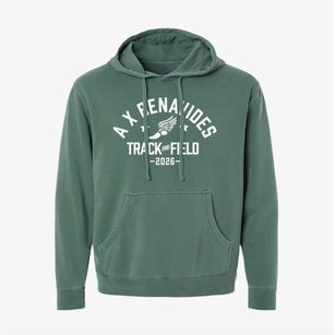 A X Benavides Elementary School Track and Field Pigment-Dyed Hoodie