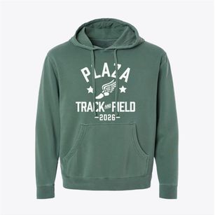 Plaza Elementary School Track and Field Pigment-Dyed Hoodie