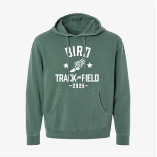 L.c. Bird High School Track and Field Pigment-Dyed Hoodie