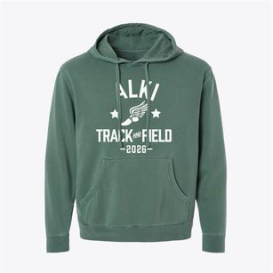 Alki Middle School Track and Field Pigment-Dyed Hoodie