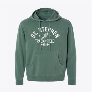 Saint Stephen School Track and Field Pigment-Dyed Hoodie