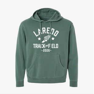 Laredo Elementary School Track and Field Pigment-Dyed Hoodie