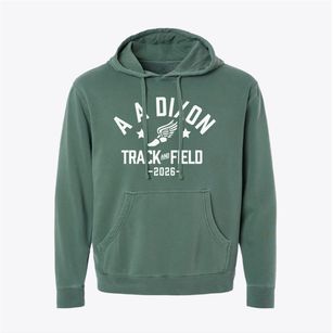 A A Dixon Elementary School Track and Field Pigment-Dyed Hoodie