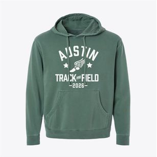 Austin High School Track and Field Pigment-Dyed Hoodie