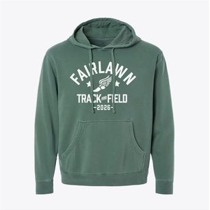 Fairlawn Elementary School Track and Field Pigment-Dyed Hoodie