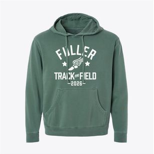 Fuller Elementary School Track and Field Pigment-Dyed Hoodie