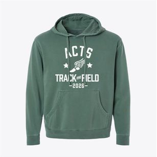 Acts Christian Academy Track and Field Pigment-Dyed Hoodie