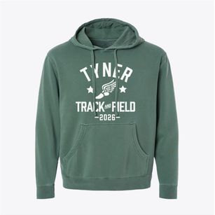 Tyner Elementary School Track and Field Pigment-Dyed Hoodie