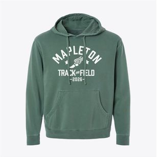 Mapleton Elementary School Track and Field Pigment-Dyed Hoodie