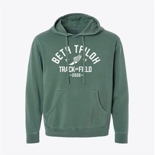 Beth Tfiloh School Track and Field Pigment-Dyed Hoodie