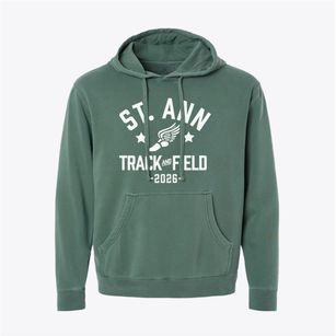 St. Ann Parish Track and Field Pigment-Dyed Hoodie