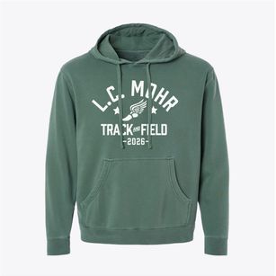 L.c. Mohr High School Track and Field Pigment-Dyed Hoodie