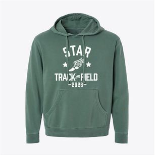 Star International Academy Track and Field Pigment-Dyed Hoodie