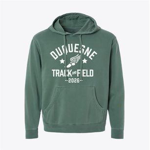 Duquesne Elementary School Track and Field Pigment-Dyed Hoodie