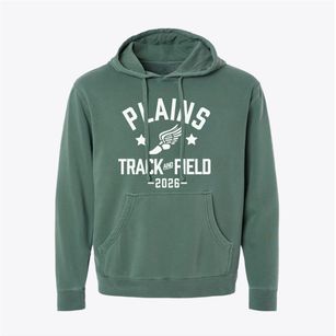 Plains Elementary School Track and Field Pigment-Dyed Hoodie