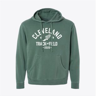 Cleveland Elementary School Track and Field Pigment-Dyed Hoodie