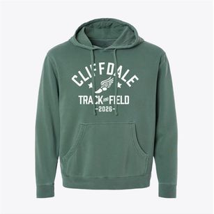 Cliffdale Classical Elementary School Track and Field Pigment-Dyed Hoodie
