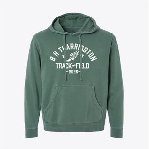 B H Tharrington Primary School Track and Field Pigment-Dyed Hoodie