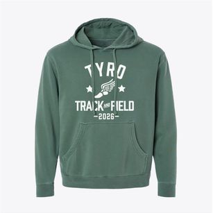 Tyro Elementary School Track and Field Pigment-Dyed Hoodie