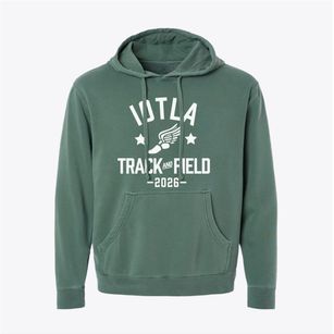 Iotla Elementary School Track and Field Pigment-Dyed Hoodie