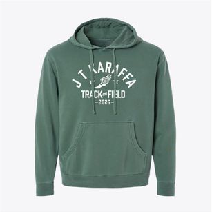 J T Karaffa Middle School Track and Field Pigment-Dyed Hoodie